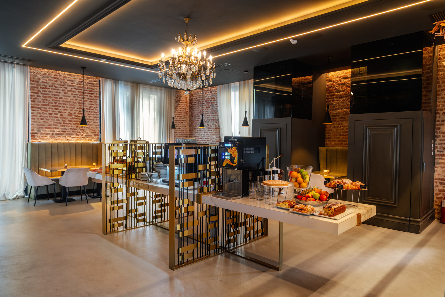 Piatto del ristorante interno